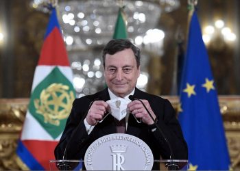 Mario Draghi dopo l'incarico di Mattarella