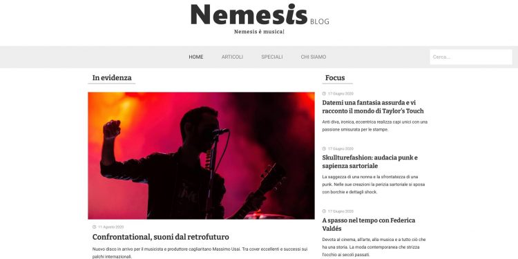 Un anno fa il primo numero di Nemesis, dodici mesi di cultura e passione