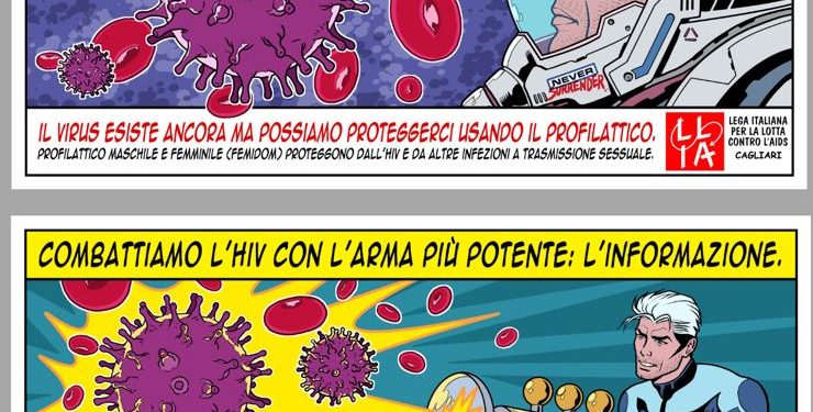 Nathan Never scende in campo per Lila Cagliari, al via le iniziative per la giornata mondiale della lotta all’aids