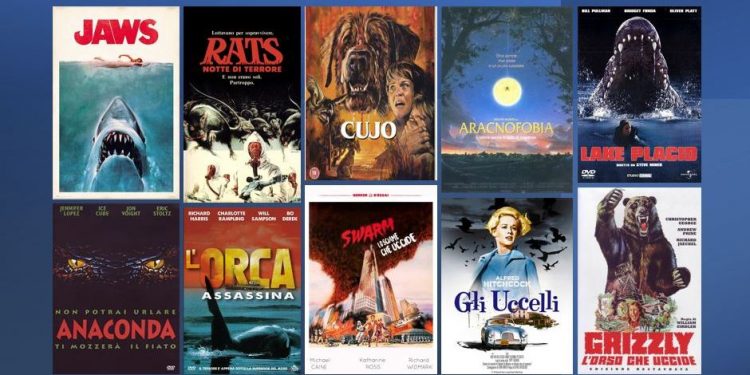 Quando gli animali fanno paura. Da ‘Lo squalo’ ai coccodrilli di ‘Lake placid’, ecco i protagonisti del cinema horror 