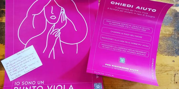 Violenza sulle donne, il Governo spagnolo promuove i puntos violeta, in Italia ecco i punti viola di DonnexStrada