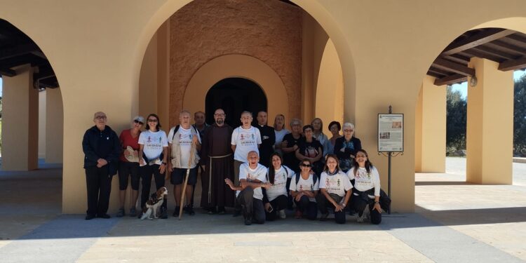 E’ partito da Villasor il Cammino francescano, viaggio attraverso le tracce che i religiosi hanno lasciato in Sardegna