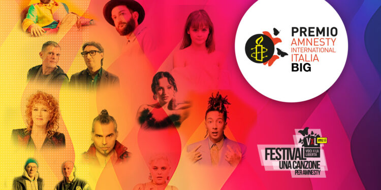 Premio Amnesty International Italia 2025, annunciate le dieci canzoni finaliste della sezione Big